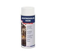 Metaltop - Antirouille Noir - Noir signalisation - RAL 9017 - Bombe 400 ml - Sous-couche protectrice antirouille pour métal et fer