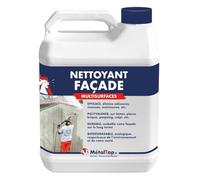 Métaltop - Nettoyant Facade - 20 L - Action rapide et efficace sur dépôts verts, mousses et souillures.