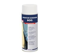 Metaltop - Peinture Bardage Bois - Gris ardoise - RAL 7015 - Bombe 400 ml - Protection longue durée bois neufs et anciens, microporeuse et anti-UV.