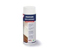 Metaltop - Peinture Bois Exotique - Gris anthracite - RAL 7016 - Bombe 400 ml - Satinée, microporeuse, haute adhérence bois tropicaux (ipé, iroko, sipo)