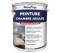Metaltop - Peinture Chambre Adulte - Gris anthracite - RAL 7016-1 L - Anti-taches et facile d'entretien, idéale pour un espace calme et serein.
