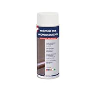 Metaltop - Peinture Fer Monocouche - Noir signalisation - RAL 9017 - Bombe 400 ml - Protection antirouille et finition durable pour métal