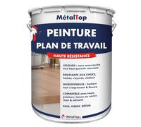 Metaltop - Peinture Plan De Travail - Bleu pigeon - RAL 5014-1 L - Adhérence et protection efficace contre l'humidité et taches du quotidien.