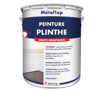 Metaltop - Peinture Plinthe - Brun chocolat - RAL 8017-1 L - Solution idéale pour protéger et embellir vos plinthes en bois