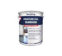 Metaltop - Peinture Sol Garage - Gris fenêtre - RAL 7040-1 L - Résistance aux taches, huiles et passages répétés