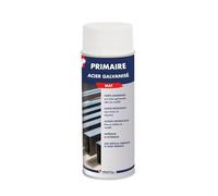 Metaltop - Primaire Acier Galvanise - Gris fenêtre - RAL 7040 - Bombe 400 ml - Sous-couche d'accroche pour acier galvanisé et surfaces lisses