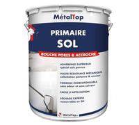Metaltop - Primaire Sol - 20 L - Facilite l'accroche des peintures et vernis sur béton et ciment