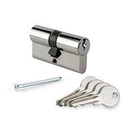 Metalux Cylindre de serrure PM2-30x30 Panneton court pour porte ou portail à faible section