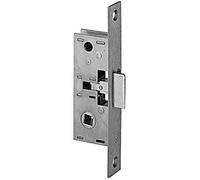METALUX Série 20 - Serrure à encastrer 1 point pêne demi tour seul MAIN DROITE avec Gâche Têtière Inox coffre 21mm x 95mm porte PVC ou porte metallique