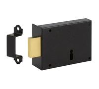 METALUX Série 461 - Serrure en applique gauche - Noir