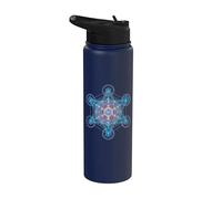 Metatron Cube Géométrie Sacrée Stainless Steel Insulated Water Bottle