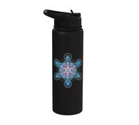 Metatron Cube Géométrie Sacrée Stainless Steel Insulated Water Bottle