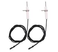 Meter Star 2Pc 38" Ignitor Wire - Remplacement de l’Assemblage d’électrode en céramique, Ignition Electrode Can DIY Bending for Gas Burner Ceramic Spark Plug Ignition Electrode Replacement