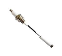 Meter Star Électrode d'allumage M14 x 1,25 de 19,8 cm - Raccords de tuyaux en céramique - Brûleur - Aiguille d'allumage - Sonde ionique - Utilisée pour les chaudières de chauffage - Allumage par