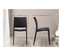 lot de 2 chaises de jardin Meton