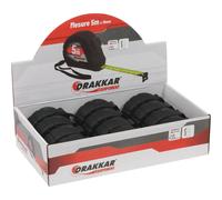 Mètre mesure à ruban autoblocant 5m 19mm boîtier ABS DRAKKAR - 14364