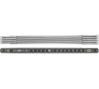 BMI BMI Règle pliante alu 2m x 14mm noire Quantité:1
