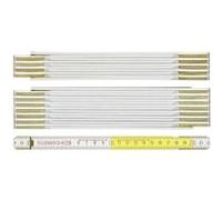 BMI Mètre pliant 9142 3 m 16 mm EG III Hêtre blanc-jaune