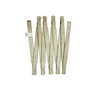 Mètre pliant de menuisier bois, 2 m