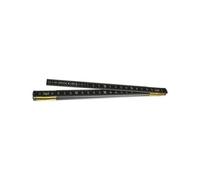 Metre pliant en alu noir oxyde2 m