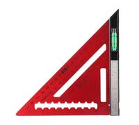 Mètre pliant en aluminium pour bois - 279 x 198 mm - Magnétique - Angle | Alliage d'aluminium stable, adhérence magnétique, poli pour la surface, idéal pour l'atelier et le chantier