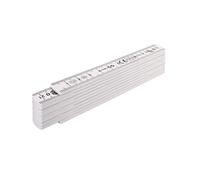 Stabila Règle pliante Type 1104 1 m plastique blanche, graduation métrique 1 pièce