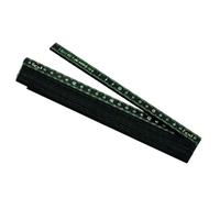 Metrica Mètre pliable 18030 en fibre 2 m Noir
