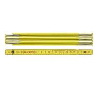 Mètre pliant L.2m l.16mm mm/cm EG III hêtre jaune BMI
