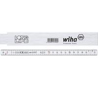 Wiha Wiha Mètre pliant Longlife® 2 m métrique, 10 branches (27058) jaune Quantité:1