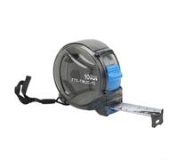 Mètre Ruban Acier 5m Boîtier PC Incassable | Acier épaissi, résistant pour usure, longue durée de vie, construction pour robuste quotidien(10 m 25mm)