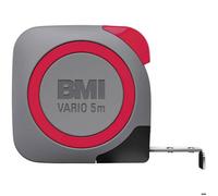 Mètre-ruban BMI Taschenbandmaß VARIO 8m EG1 Bandbreite 19mm ABS-Kunstst. 411841820-EGI 8 m acier