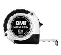 BMI Mètre-ruban de poche 475241221 – 2 m – acier chromé – bande 16 mm (mm/cm)