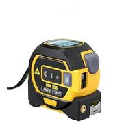 Mètre ruban laser infrarouge 3 en 1, outil de mesure numérique avec télémètre laser et écran LED pour des mesures précises