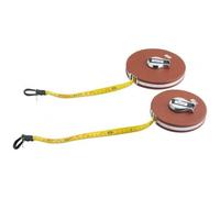 Mètre ruban mesure longue - ruban en fibre de verre gradué recto verso - longueur 30 m SAM OUTILLAGE
