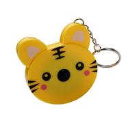 Mètre ruban moulé en forme d'animal - 1,5 m - Étui en ABS fin - Outil de mesure portable - Outil de mesure pour la richesse de la famille - Porte-clés