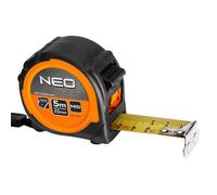 Mètre ruban - NEO - 5 m - Acier laminé - Magnétique - 25 mm de largeur