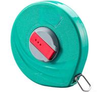 Mètre Ruban pour fibre de Verre 30m Boîtier Nylon Résistant Mètre(Green 10) | Grande capacité 50m, terrains vastes, arpenteurs, professionnels, pour fibre de verre solide