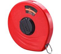 Mètre ruban professionnel en fibre de verre longue durée 50 m double échelle pour mesurer l'IMC et la taille, rouge (rouge 20)