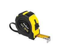 Mètre ruban professionnel robuste avec système enrouleur de 10 m, largeur 25 mm
