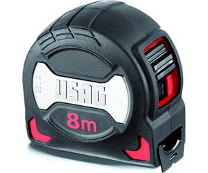 Mètre ruban professionnel Usag U09810038 revêtement antichoc 8 m