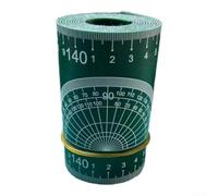 Mètre ruban PVC 1-6 pouces de diamètre aide à mesurer pour installateurs - Lecture directe sans facture Noir 2 m (Vert 2 m)
