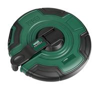 Mètre ruban rétractable en fibre avec coque en ABS 30 m | Manivelle à manivelle avec coque en ABS pour une mesure précise de longue distance sur chantier