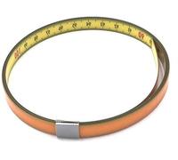 Mètre ruban - Rouleau de ruban de mesure - Mesure précise - Dos adhésif - 50 cm - Jaune