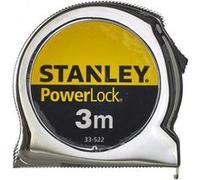 Stanley Mètre à ruban PowerLock 0-33-522 3 m Blocage du ruban mYLAR Classe II