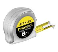 Stanley Ruban à mesurer Micro Powerlock Blade Armor, 8 mètres, Mètre à ruban
