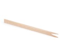 Metrie |Fourchette à barbecue en bois 25 cm avec 2 dents,25 cm 1000 pièces