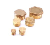 Métrique M24 M26 M27 M30 M33 mâle Pas 1.5/2.0 Laiton Tuyau fraisée Prise hexagonale Douille Embout Bouchon (Color : 1 PCS, Size : M24x1.5)