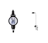 Metrix SL Mesure optique pour alcool 50 ml & Olympia K488 Support pour bouteille simple 1 litre pour bar, vin, pubs, restaurant, argent