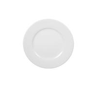 METRO Professional Adeani Lot de 6 Assiettes à dessert en porcelaine Passe au lave-vaisselle et au micro-ondes Ø 21,5 cm Blanc