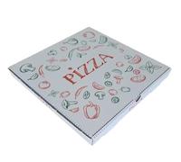 METRO Professional Boîtes à Pizza, 33 x 33 x 3,5 cm, Lot de 100, Carton Premium